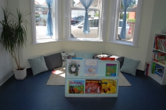 whole lw bay window and books